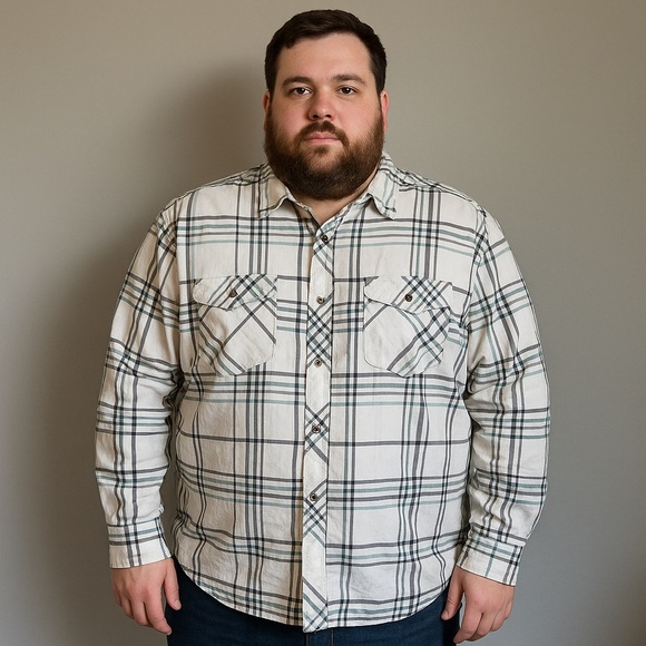 Levi's Men's Modern Plaid Shirt XL - Picture 1 of 9